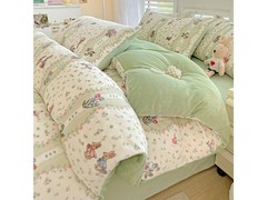 途波列加厚牛奶绒四件套，119元带回家！