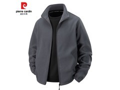 皮尔·卡丹男士秋冬摇粒绒外套39.9元