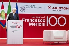 意大利共和国总统 出席弗朗西斯科·默洛尼百年诞辰纪念活动