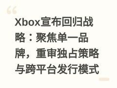 Xbox宣布回归战略：聚焦单一品牌，重审独占策略与跨平台发行模式