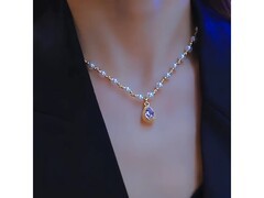520特惠！紫水滴珍珠项链仅69.9元，送妈妈超合适