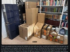 父亲晒为儿置办新游戏设备 网友狂喊收养我引爆热议