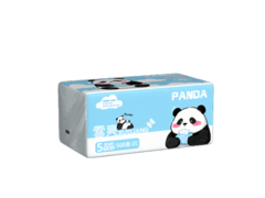 雪亮熊猫5层500张抽纸促销！9元一大包速囤