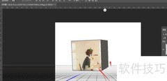 PS2019一键打造图片3D效果
