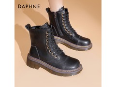 达芙妮厚底马丁靴99.9元抢