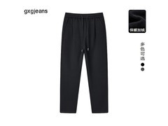 gxgjeans美式加绒直筒裤清仓仅139元