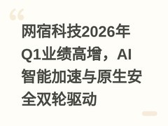 网宿科技2026年Q1业绩高增，AI智能加速与原生安全双轮驱动