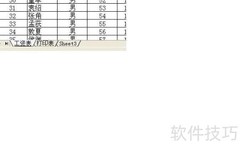Excel打印工资条的跨表方法