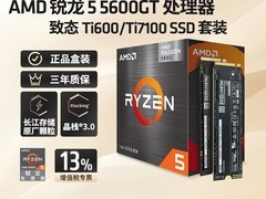 瀚铠5600GT处理器+致态500G套装立减