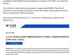 英伟达斥巨资部署百对暗光纤，构建自主AI算力骨干网