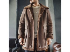 马登工装B7麂皮绒派克大衣1件5折