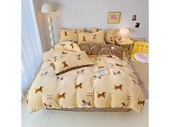 多兰诗牛奶绒四件套99元抢