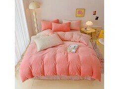 多兰诗牛奶绒四件套95元抢