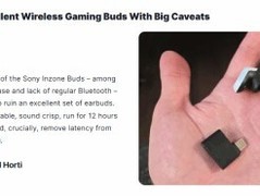 索尼InZone Buds游戏耳机获8分好评