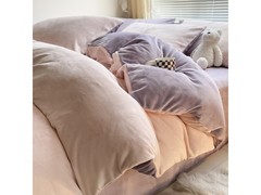 布之美LJR牛奶绒床品四件套低至99元