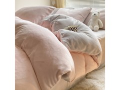 布之美牛奶绒四件套99元抢