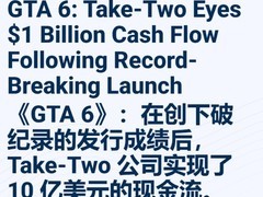 GTA6定档2027，Take-Two押注十亿美元现金流与行业新标杆