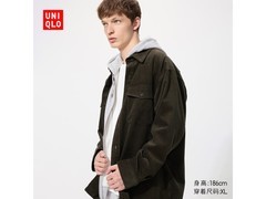 优衣库灯芯绒衬衫124元