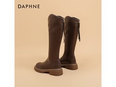达芙妮V口加绒长筒靴直降150