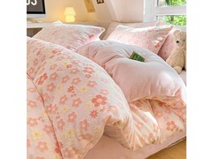 兰芮A类雕花牛奶绒四件套119元