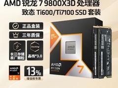 锐龙79800X3D+Ti600 SSD套装