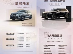 2026款皇冠陆放上市，黑金新色+智能升级售28.48万起