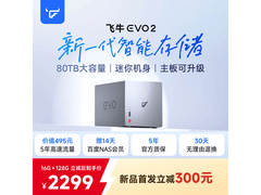 飞牛NAS EVO 2双盘位存储主机提前加购