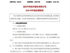 龙芯中科2025年营收6.35亿元，亏损收窄24%—28%，经营持续向好