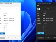Windows 11实验版首推WinUI 3深色属性面板，标志系统界面统一化加速
