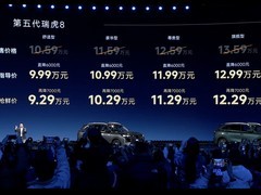 奇瑞第五代瑞虎8上市，9.29万起售，标配540度影像