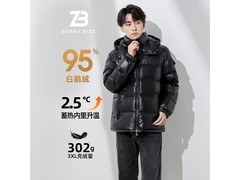 BOBBY BIZZ加厚鹅绒羽绒服431元