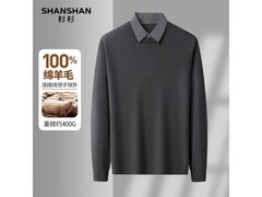 杉杉绵羊毛假两件179