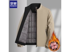罗蒙男士加棉保暖茄克68.5元