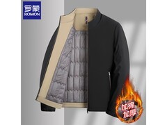 罗蒙加棉立领茄克衫，到手仅68.5元！