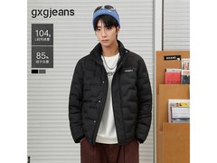 gxgjeans 黑色立领羽绒服清仓低至 299 元