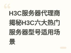 H3C服务器代理商揭秘H3C六大热门服务器型号适用场景
