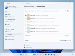 Windows 11预览版上线屏幕色调功能，六种滤镜缓解视觉疲劳