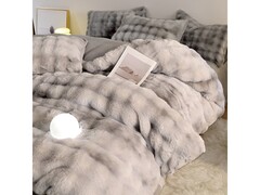 途波列獭兔毛绒四件套京东低至119元