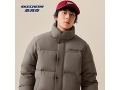 斯凯奇秋防风羽绒服5折抢