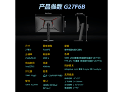 AMZFAST迅龙G27F6B电竞显示器直降220元