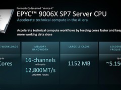 AMD发布Venice-X处理器：Zen 6架构、96核、1152MB缓存、5.15GHz加速频率