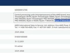 AMD锐龙9 9950X3D2正式入册，全球首发双CCD X3D缓存桌面处理器