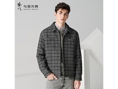 京东与狼共舞男士绵羊毛夹克5折！