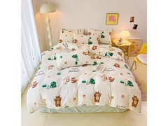 多兰诗牛奶绒四件套99元