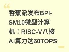 香蕉派发布BPI-SM10微型计算机：RISC-V八核AI算力达60TOPS