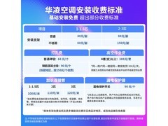 华凌3匹立柜空调，优惠后低至3578元