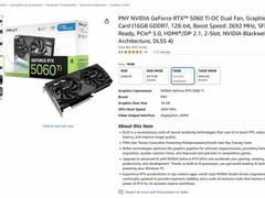 RTX 5060 Ti 16GB促销售罄：性能跃升，价格回落