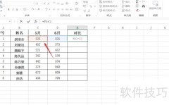 Excel数据快速对比技巧