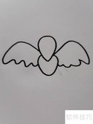 飞翔小鸟简笔画教程