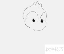 如何画飞翔的小鸟